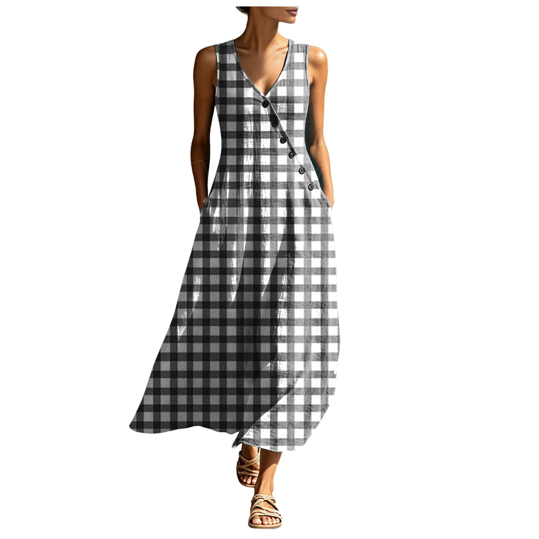 Sophronia Sleeveless Beach Maxi Dress