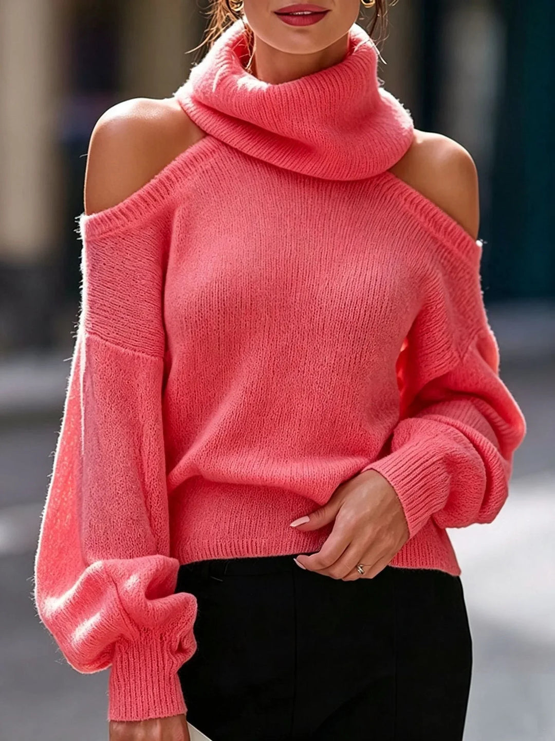 Imara Cold Shoulder Sweater