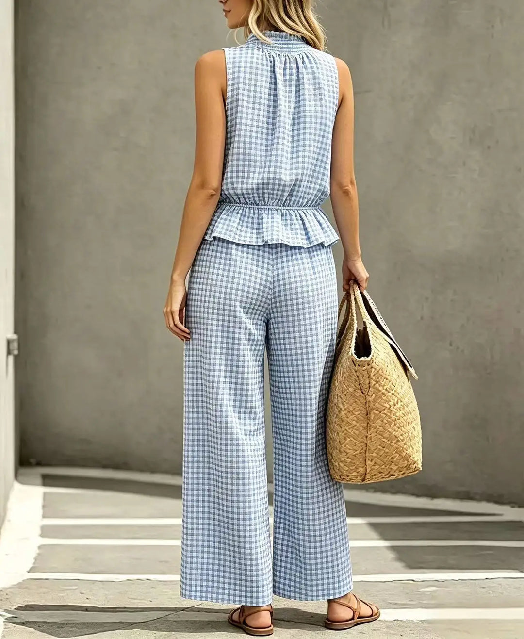 Paloma Gingham Two Piece Set