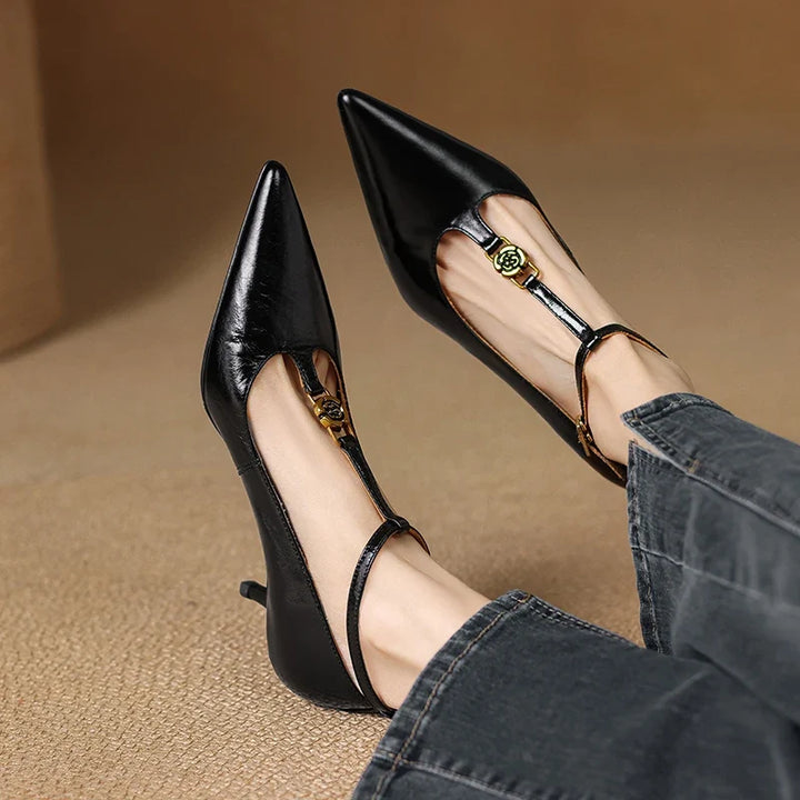 Judith Genuine Leather Heels