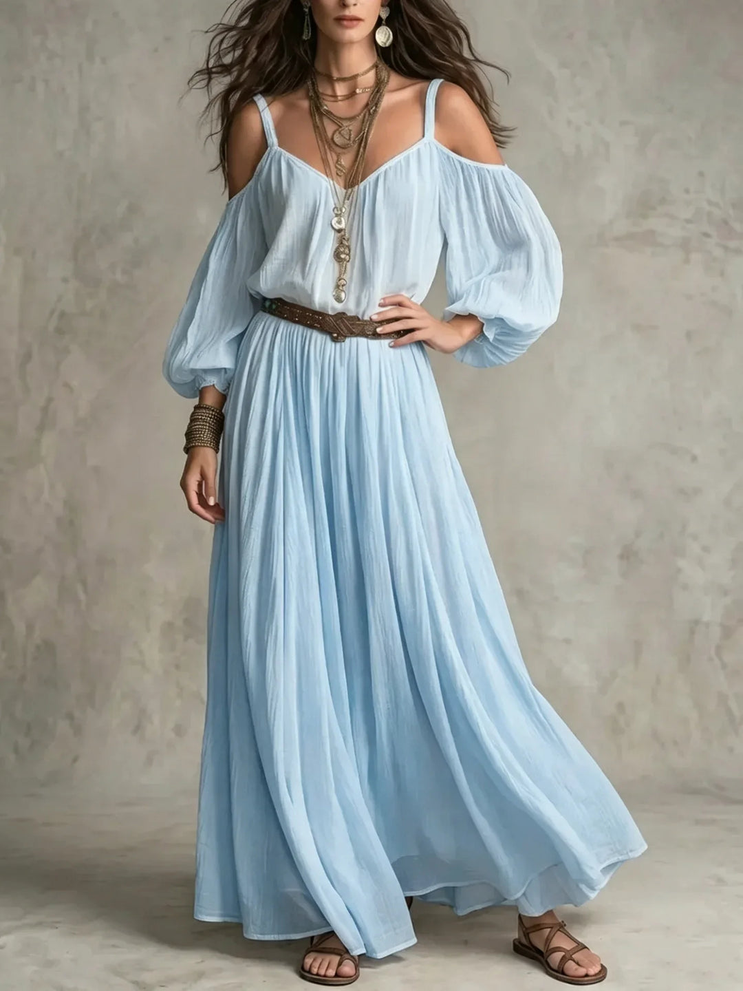 Hanna Off Shoulder Maxi Dress