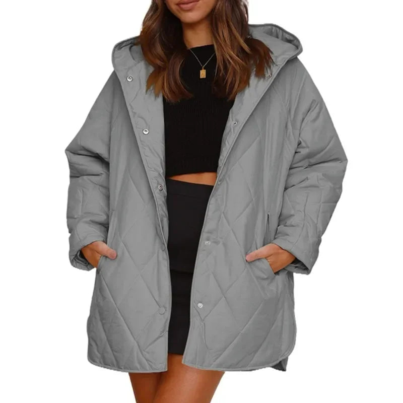 Bronwen Button Front Parka