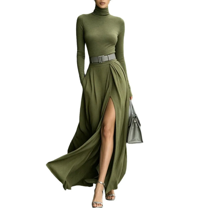 Aline Turtleneck Sweater Dress