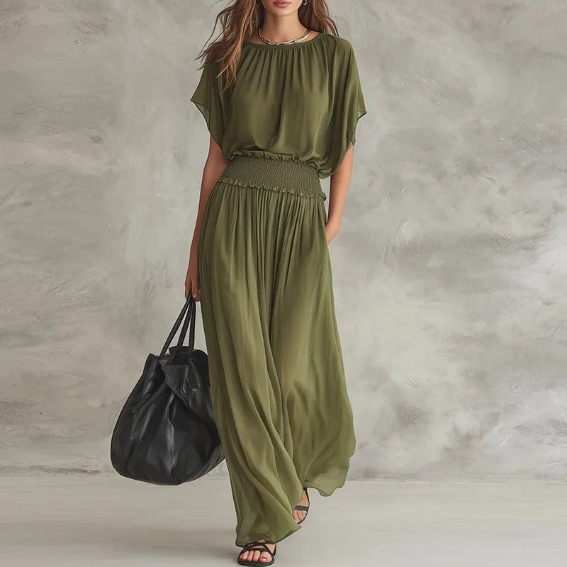 Tracey High Waist Maxi Dress