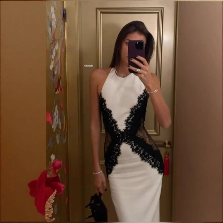 Jade Elegant Lace Maxi Dress