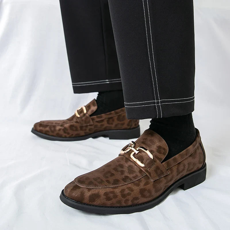 Rafael Leopard Loafers