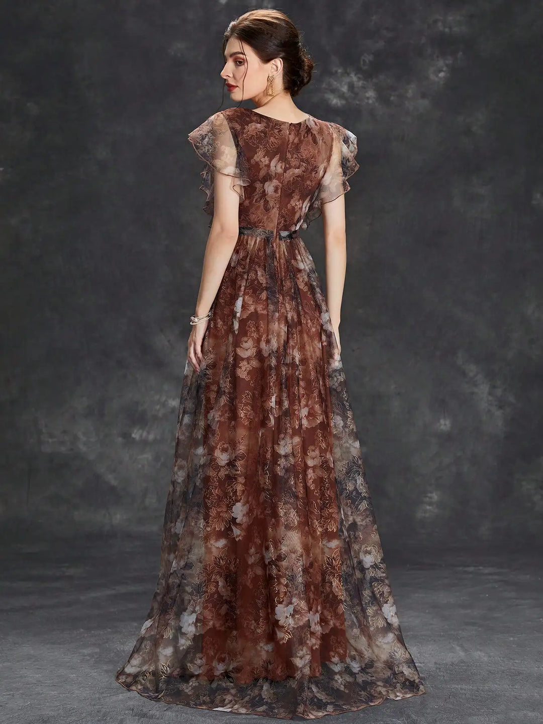 Tessa Ruffle Wedding Guest Dress