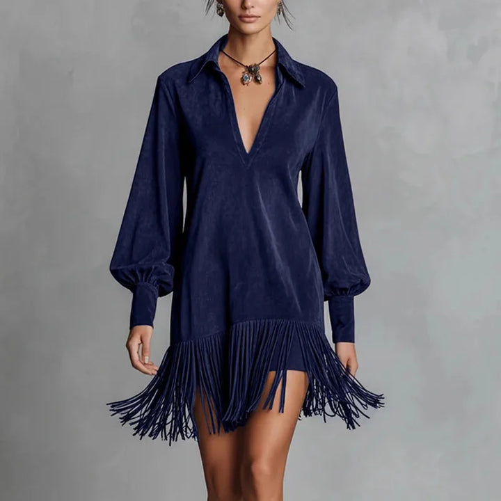 Marielle Relaxed Fit Tassel Dress