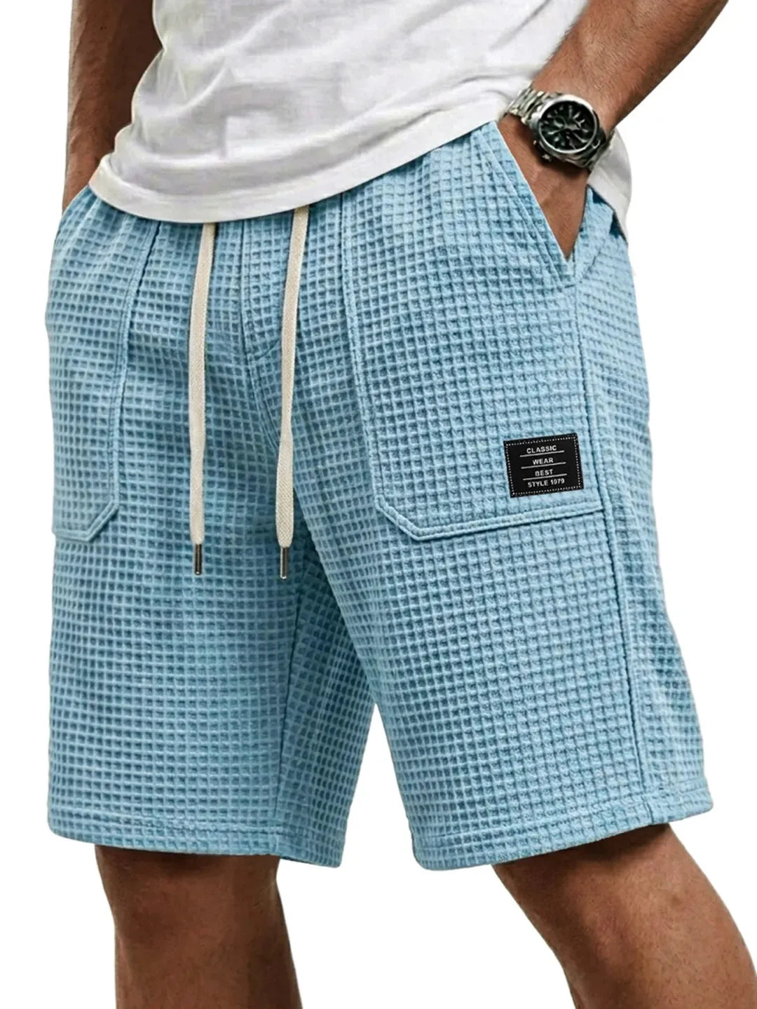 George Waffle Knit Shorts