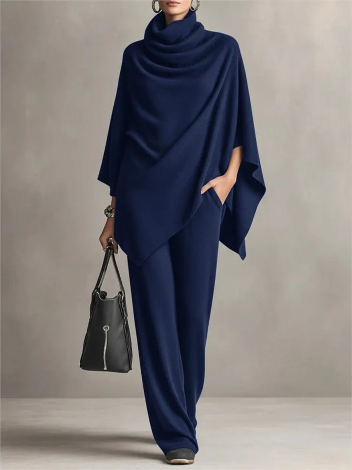 Maggie Draped Cozy Poncho Set