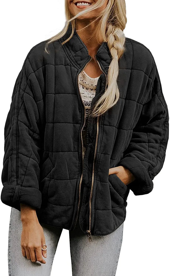 Marchetti Quilted Bomber Jacket