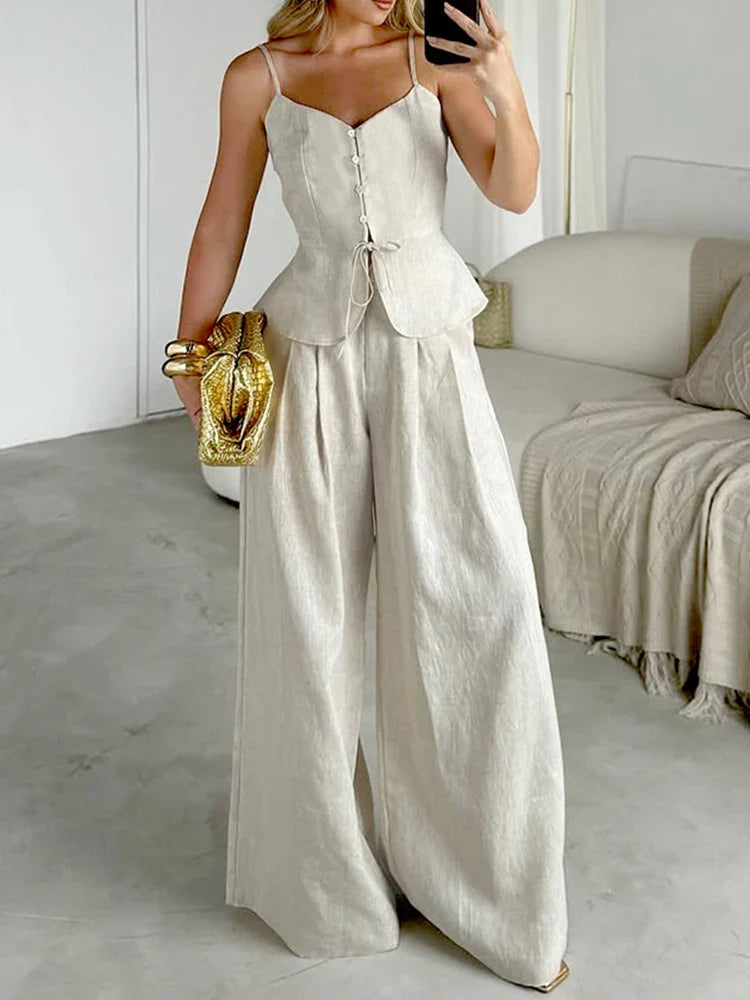Gabby Tailored Two-Piece Set