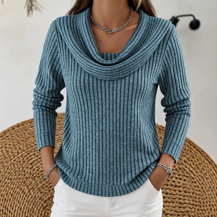 Ysolde Cowl Neck Sweater