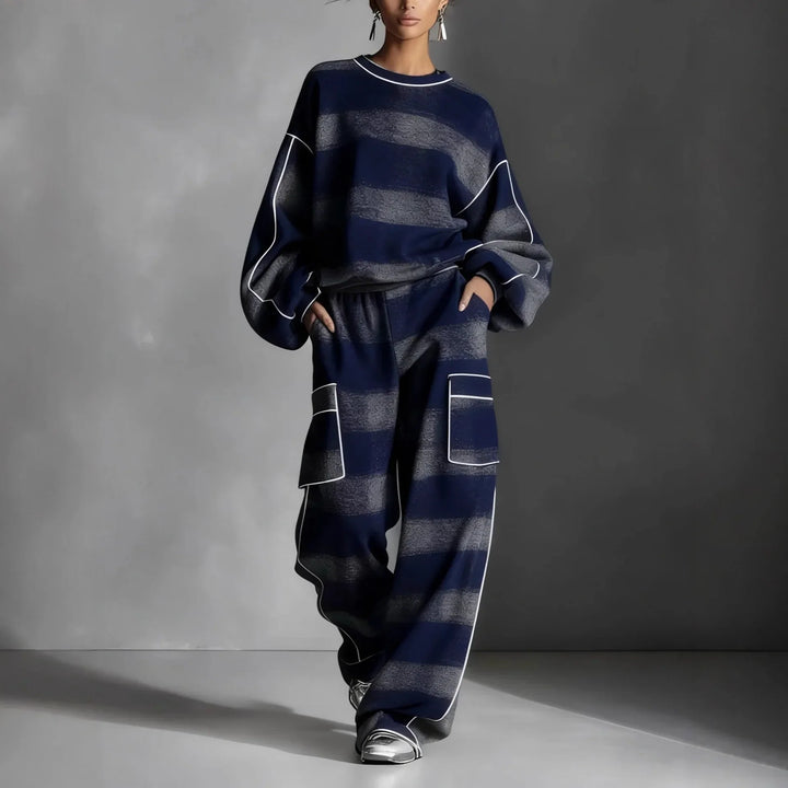 Cara Plaid Loose Two-Piece Set