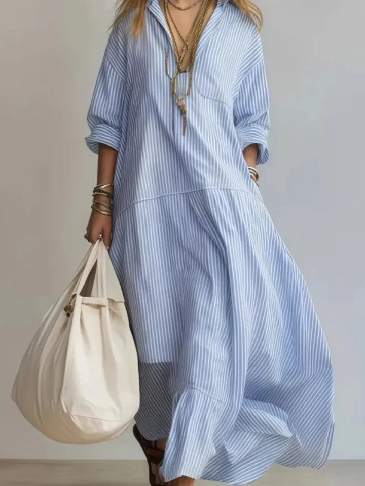 Madeline Striped Maxi Dress