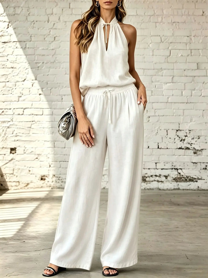 Amelie Elegant Sleeveless Palazzo Co-Ord Set