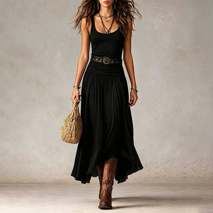 Loretta Effortless Flowy Bohemian Maxi Dress
