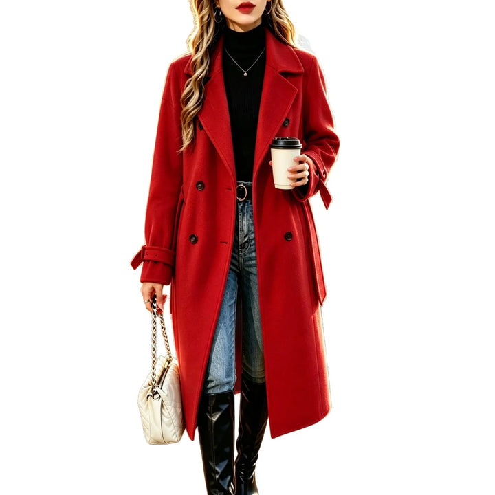 Noelle Double Breasted Wool Coat