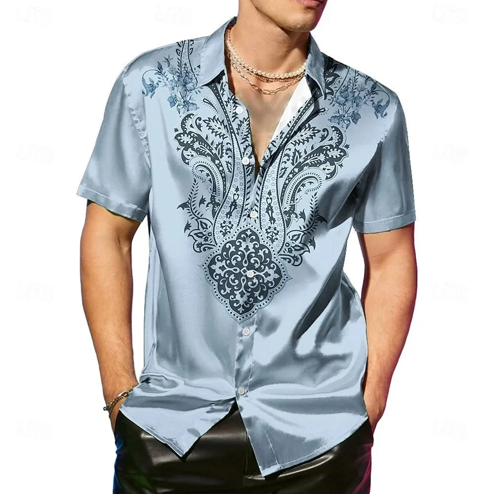 Henderson Relaxed Fit Paisley Button Shirt