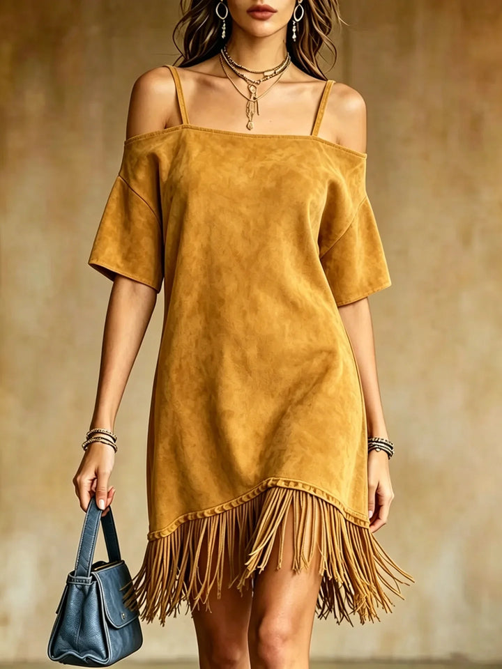 Marissa Fringe Mini Dress