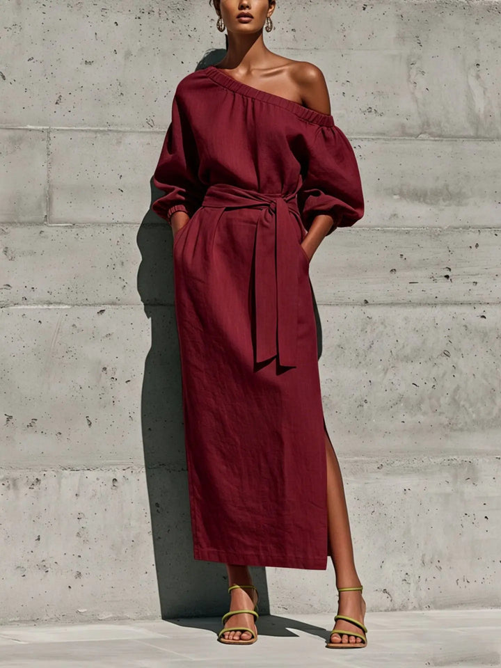 Monika Off Shoulder Maxi Dress