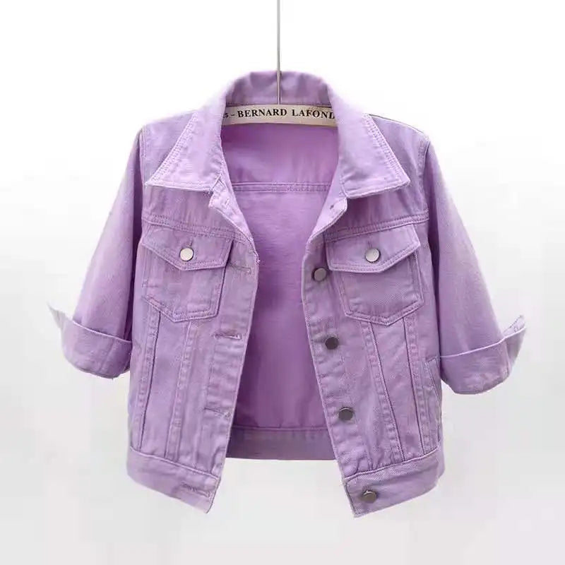 Georgina Cropped Denim Jacket
