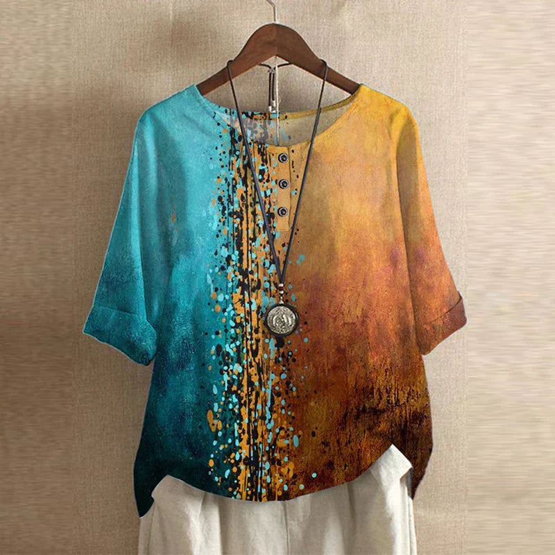 Gloria Retro-Inspired Blouse