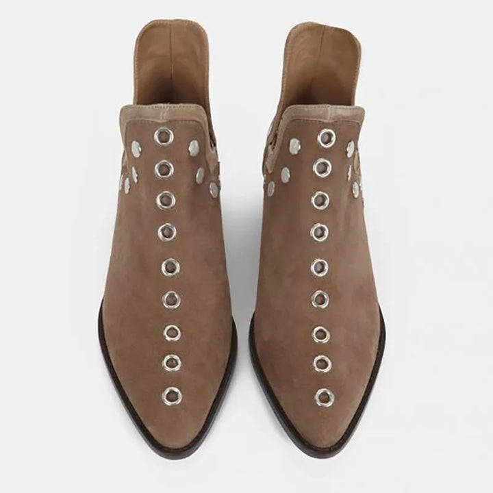 Zelie Stud Pointed Ankle Boot
