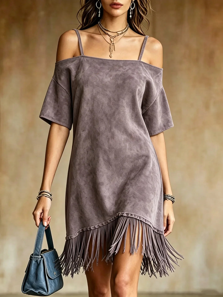 Marissa Fringe Mini Dress
