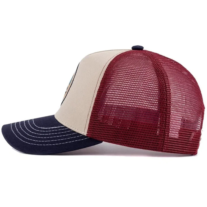 Aidan Embroidered Trucker Cap
