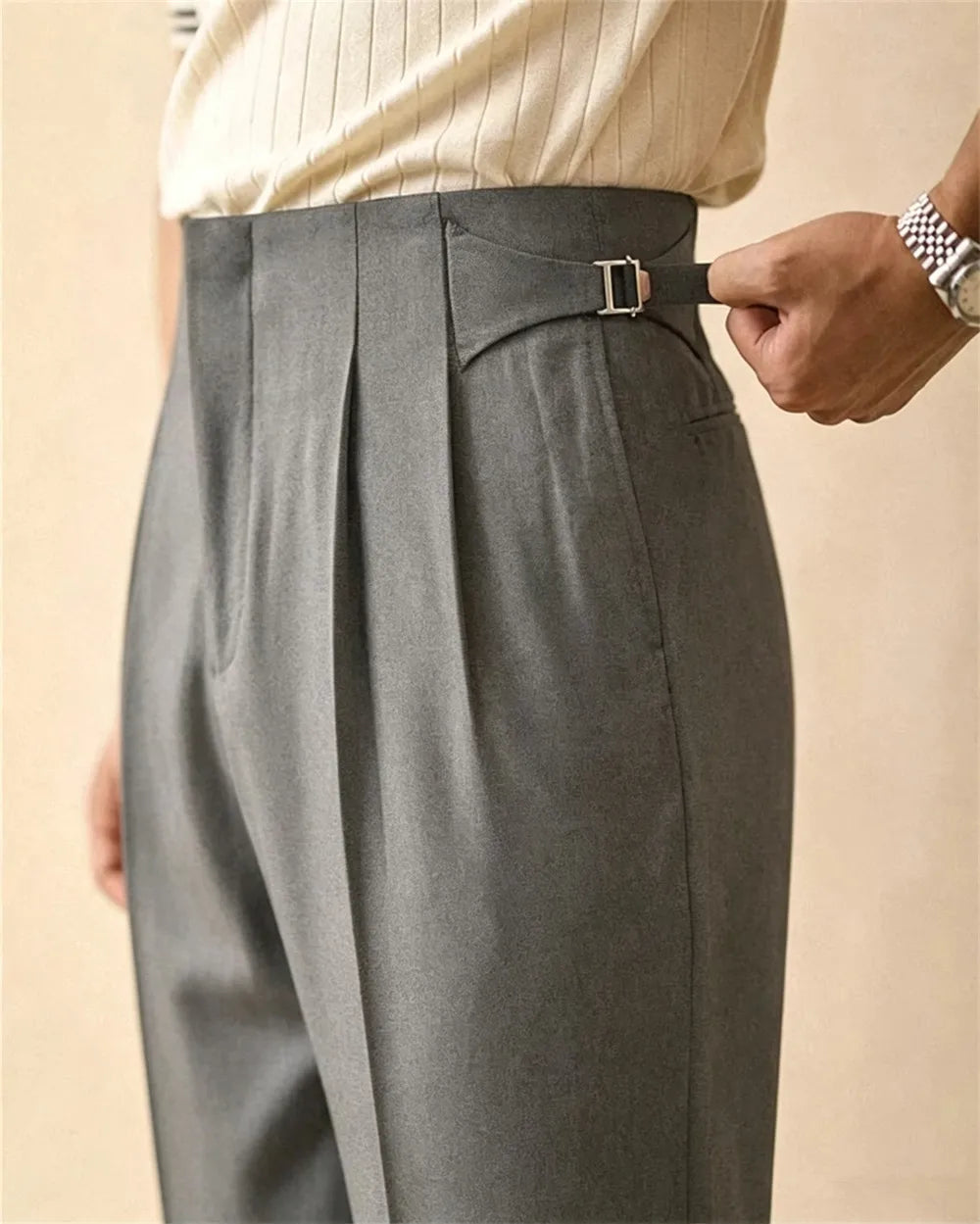 Wilder Pleated Front Trousers