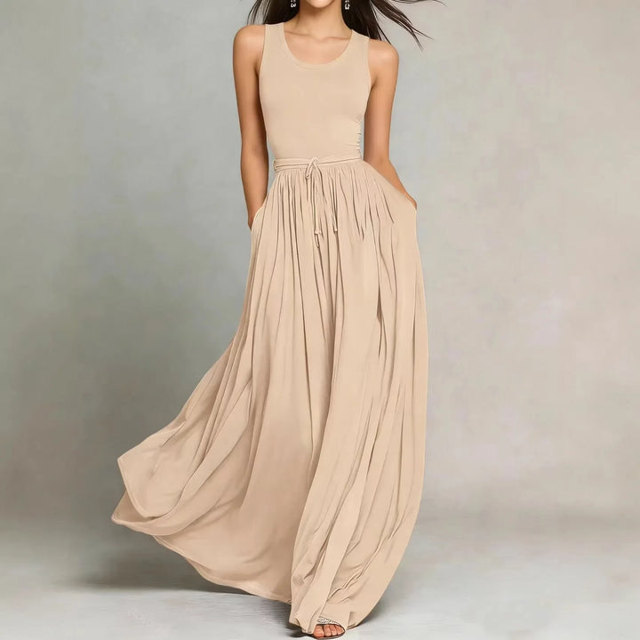 Marcella Elegant Flowy Maxi Dress