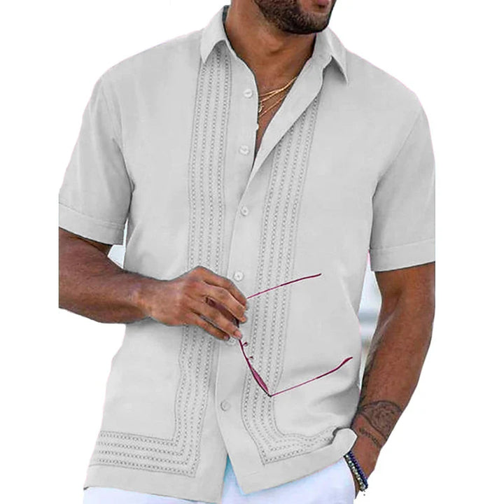 Diane Embroidered Button Down Shirt