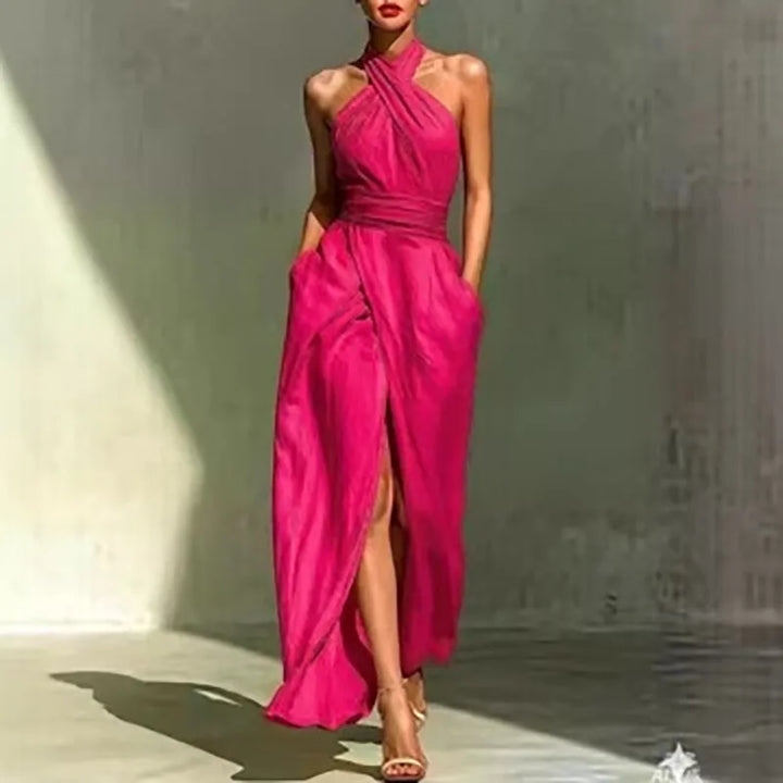 Asterin Halter Maxi Dress