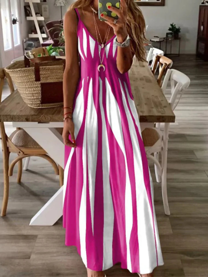 Matilda Relaxed Striped Maxi Dress