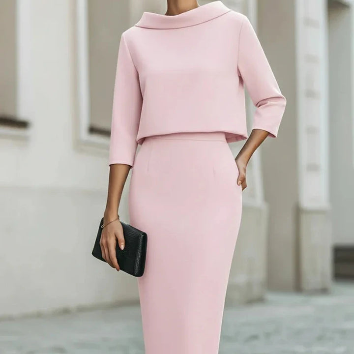Amanda Layered Sheath Maxi Dress