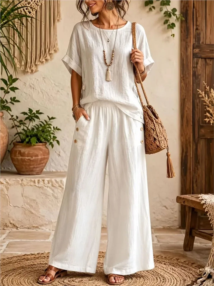 Eileen Casual Relaxed Trouser Set