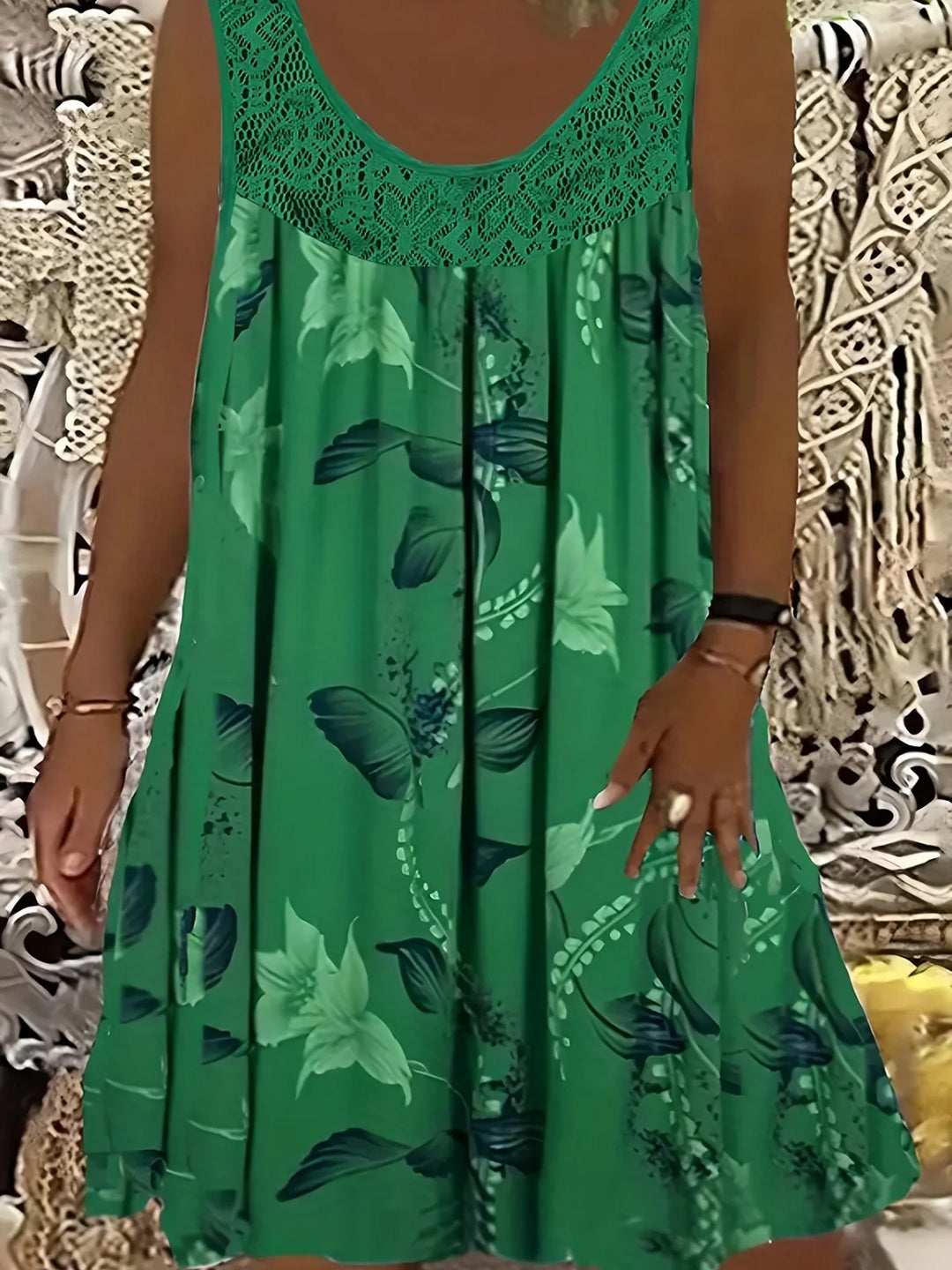 Daniela Casual Floral Midi Dress