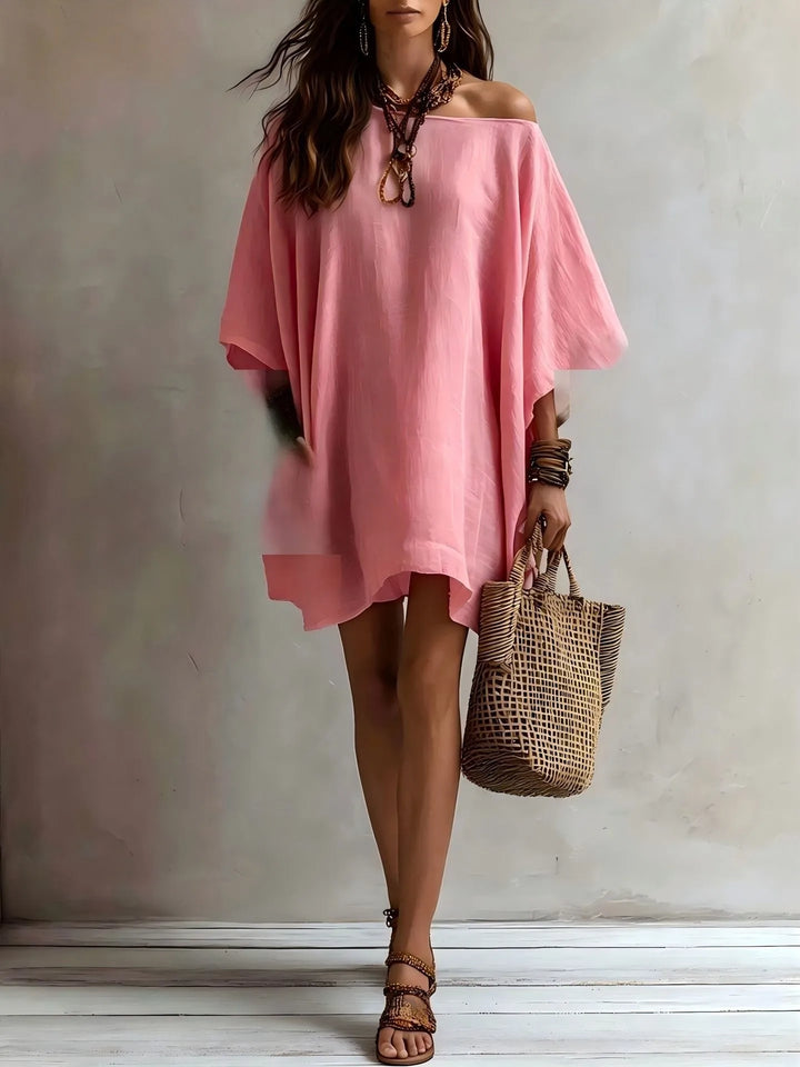 Annalise Off Shoulder Batwing Midi Dress