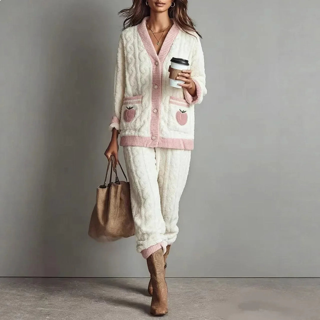 Marceline Cable Knit Pajama Set