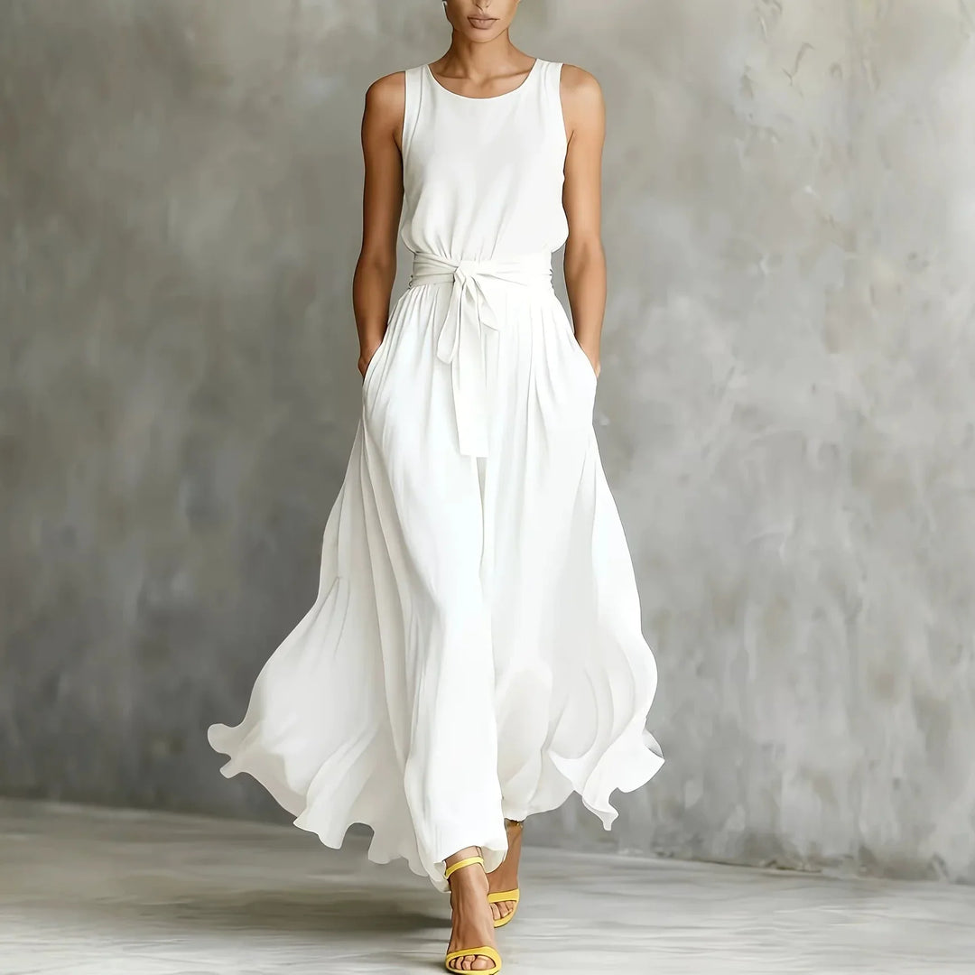 Lola Elegant Pocket Maxi Dress