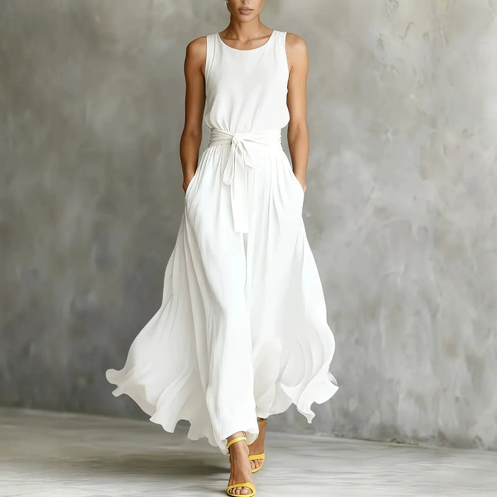 Lola Elegant Pocket Maxi Dress