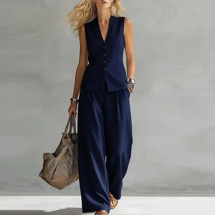 Solenne Tailored Vest Set