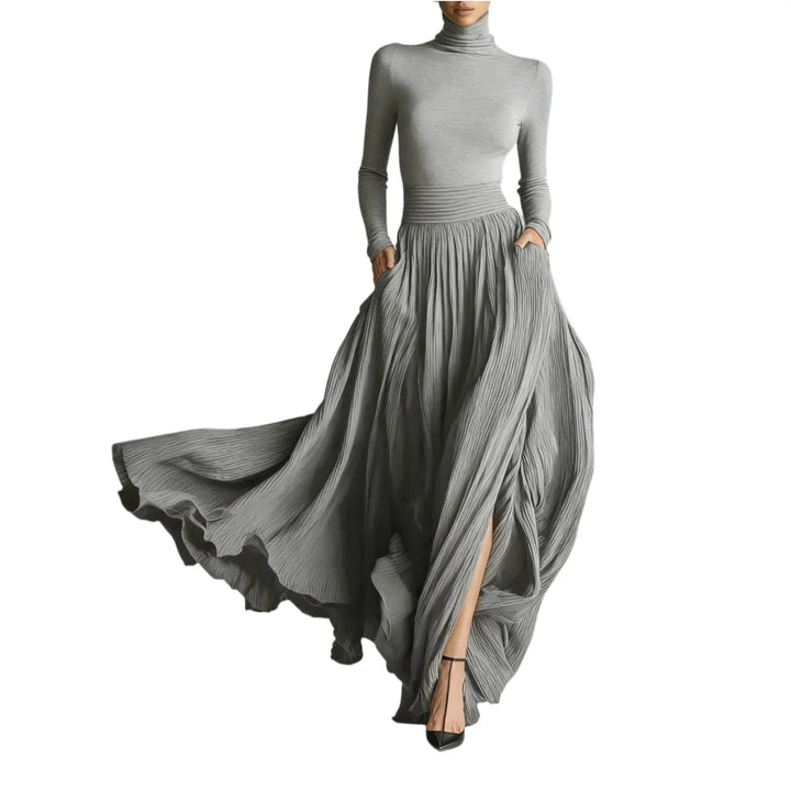 Adalyn Turtleneck Maxi Dress