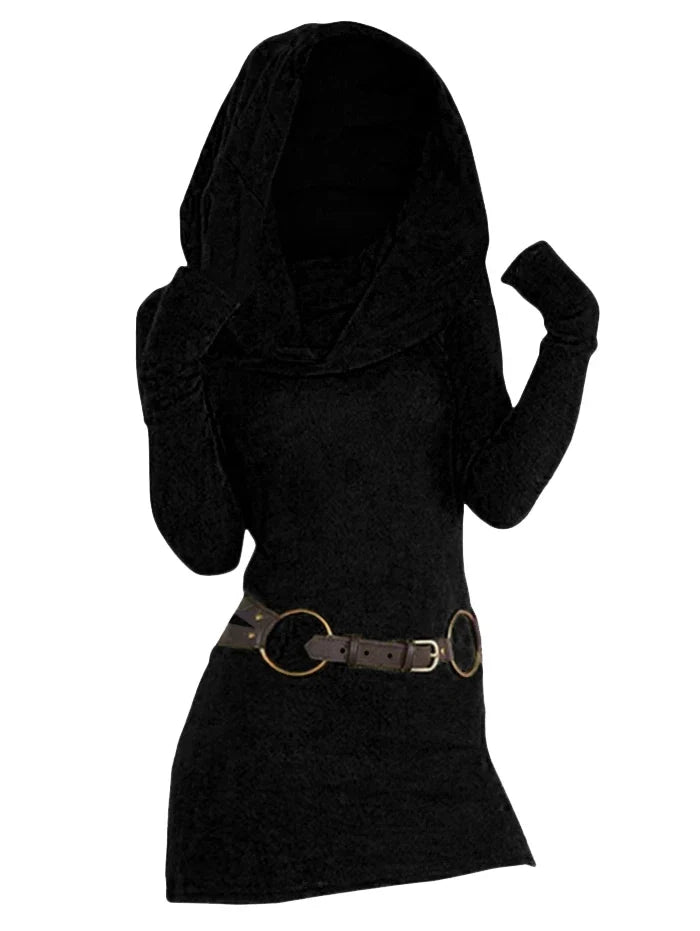 Marigolde Cowl Neck Sweater Dress