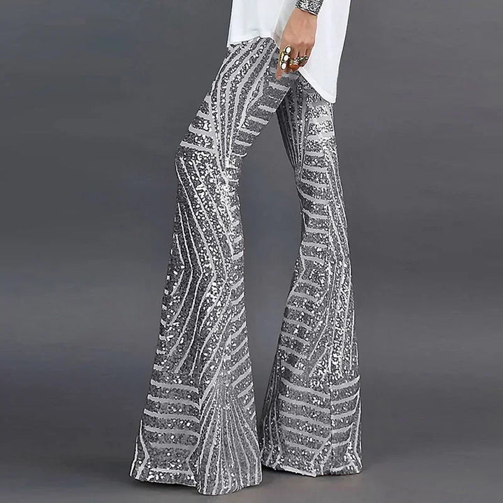 Carly Sequin Flare Pants