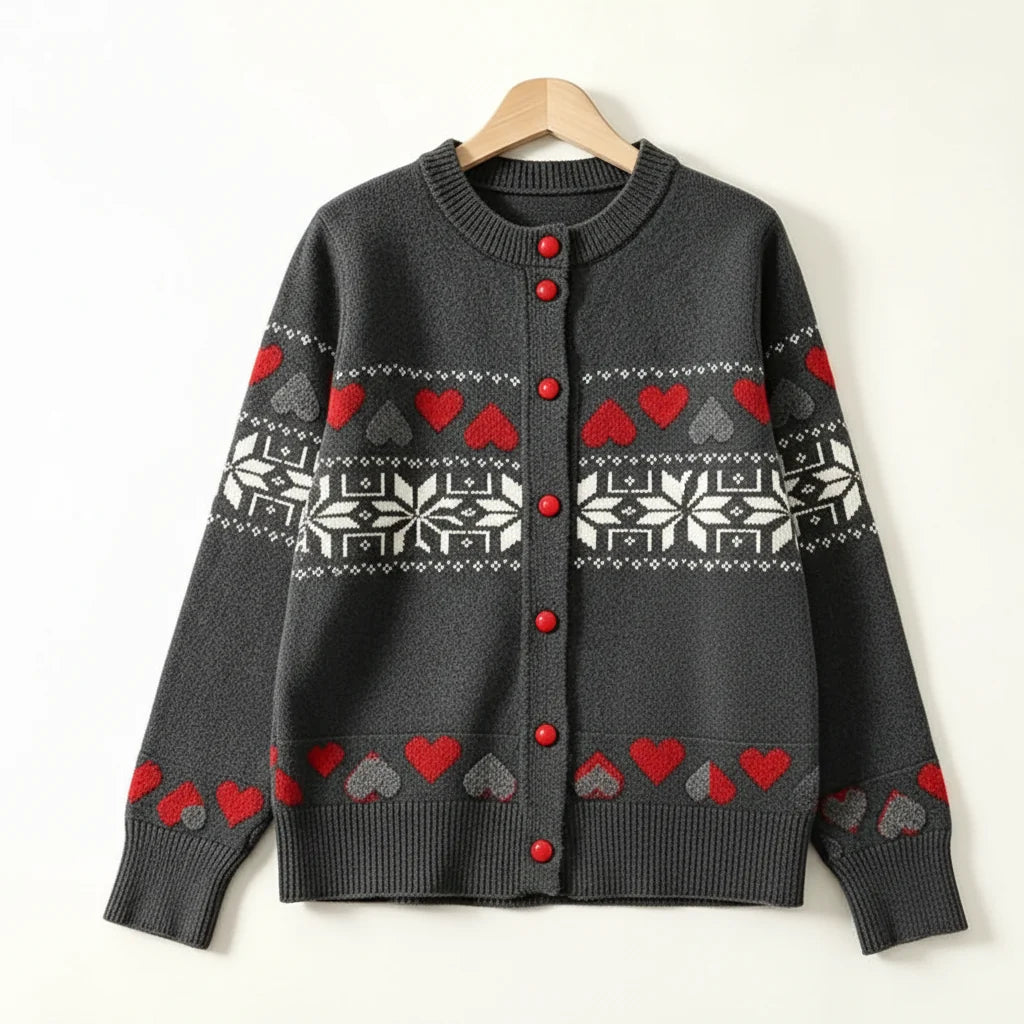 Aiyana Jacquard Knit Cardigan