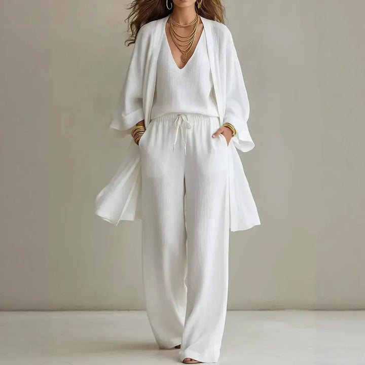Claudia Linen 3 Piece Co-ord Set