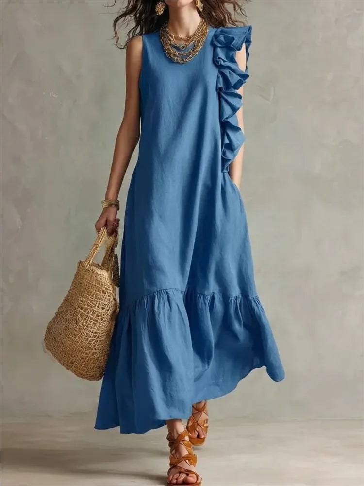 Lilliana Ruffle Maxi Dress