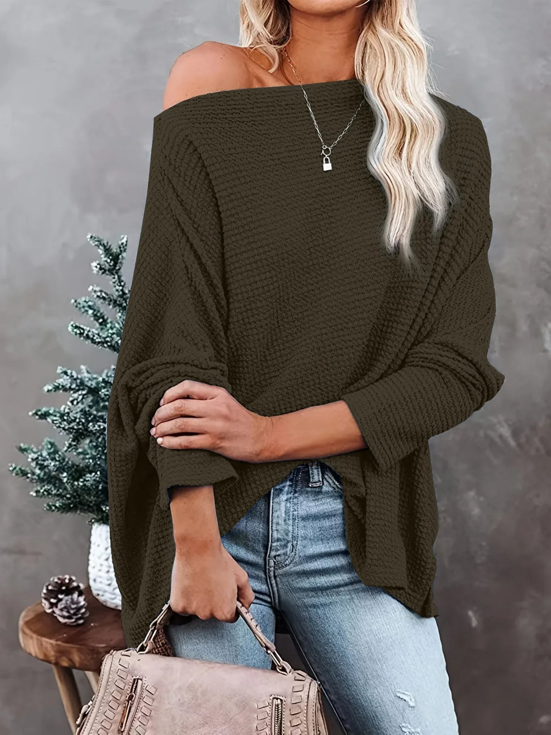 Tessa Off Shoulder Sweater